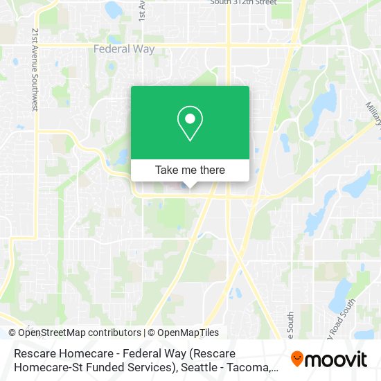 Rescare Homecare - Federal Way (Rescare Homecare-St Funded Services) map