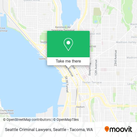 Seattle Criminal Lawyers map