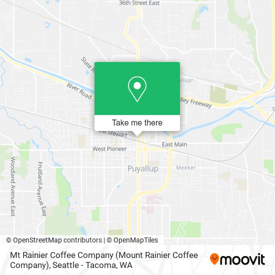 Mt Rainier Coffee Company map