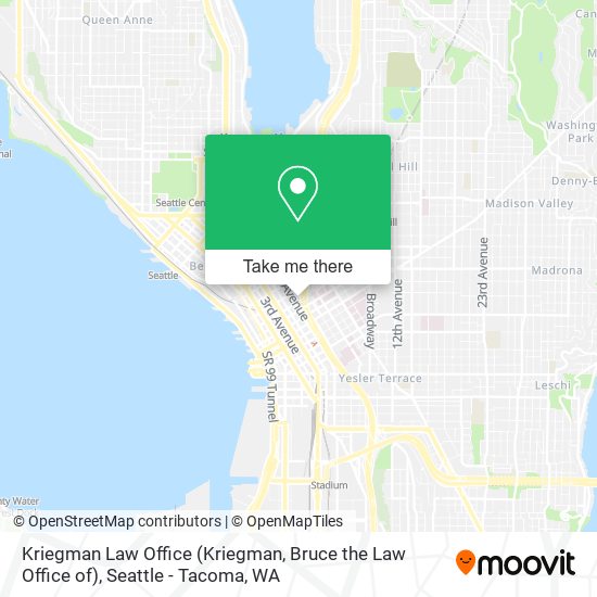 Mapa de Kriegman Law Office (Kriegman, Bruce the Law Office of)