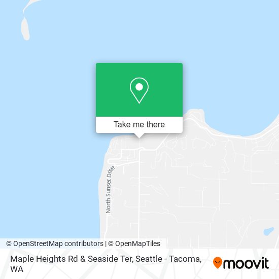 Mapa de Maple Heights Rd & Seaside Ter