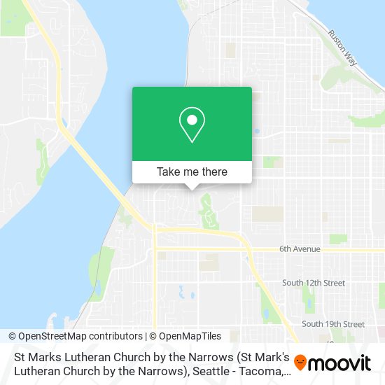 Mapa de St Marks Lutheran Church by the Narrows