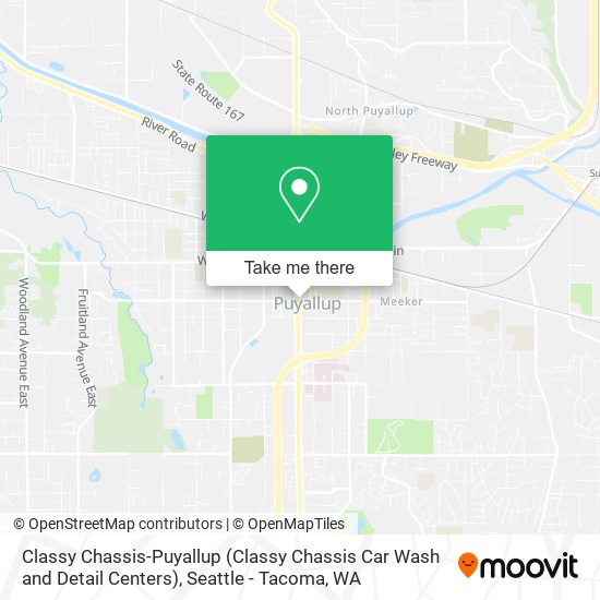 Mapa de Classy Chassis-Puyallup (Classy Chassis Car Wash and Detail Centers)