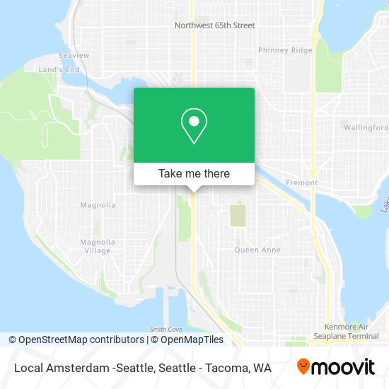 Mapa de Local Amsterdam -Seattle