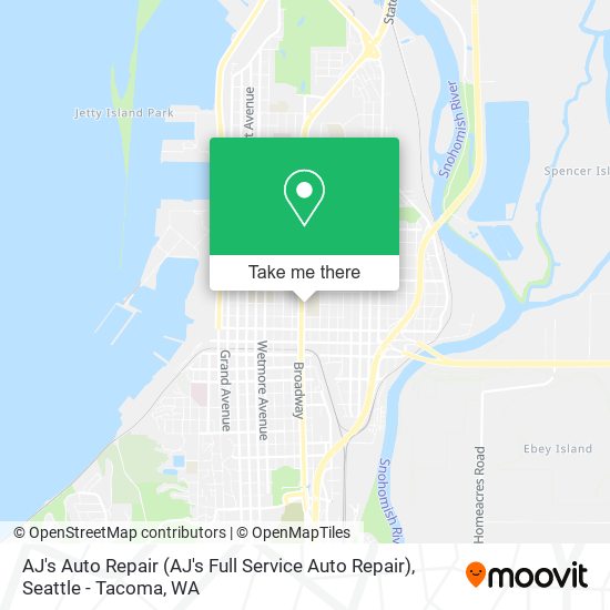 Mapa de AJ's Auto Repair (AJ's Full Service Auto Repair)