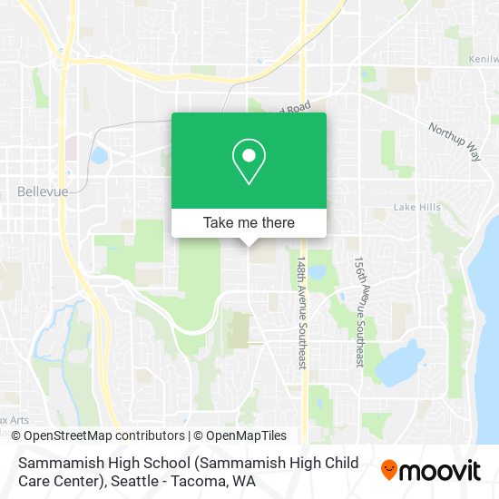 Mapa de Sammamish High School (Sammamish High Child Care Center)