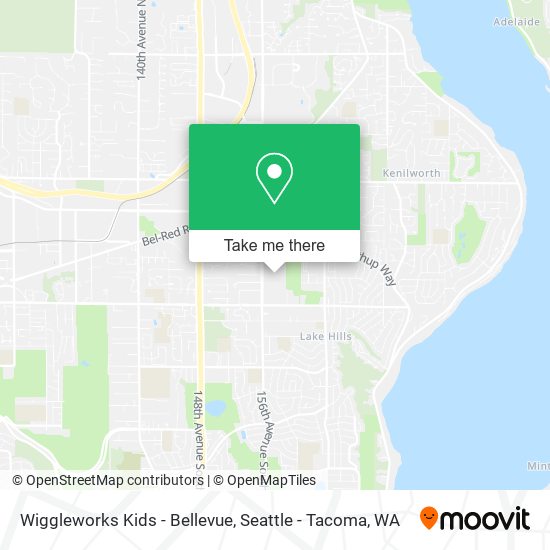 Mapa de Wiggleworks Kids - Bellevue