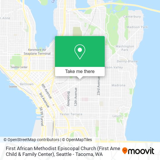 Mapa de First African Methodist Episcopal Church (First Ame Child & Family Center)