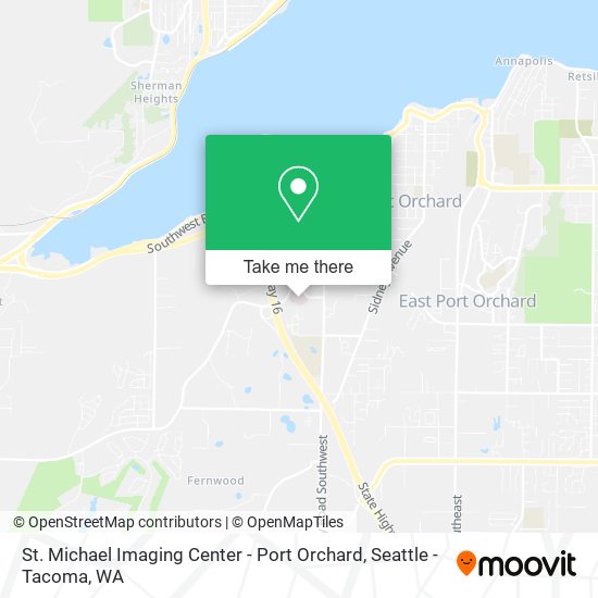 Mapa de St. Michael Imaging Center - Port Orchard