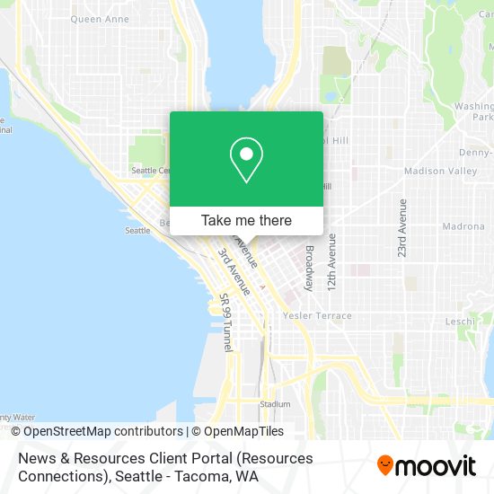 News & Resources Client Portal (Resources Connections) map