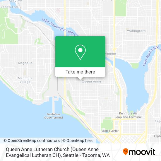 Mapa de Queen Anne Lutheran Church (Queen Anne Evangelical Lutheran CH)