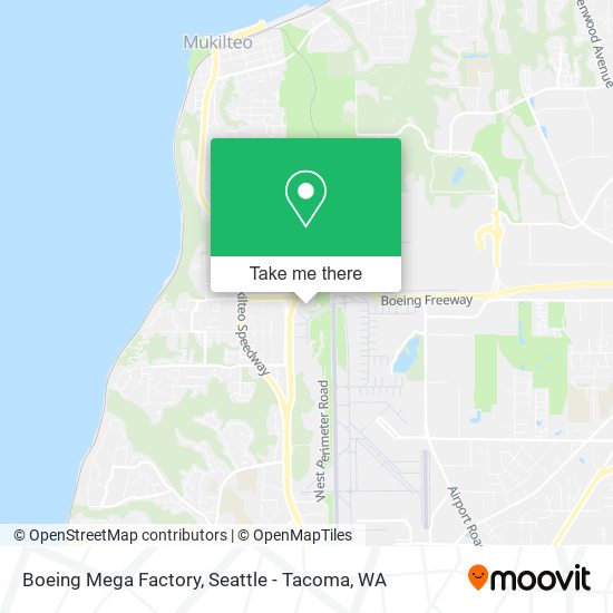 Boeing Mega Factory map