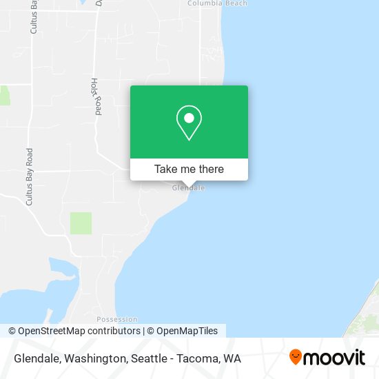 Mapa de Glendale, Washington