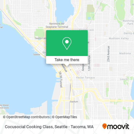 Cocusocial Cooking Class map