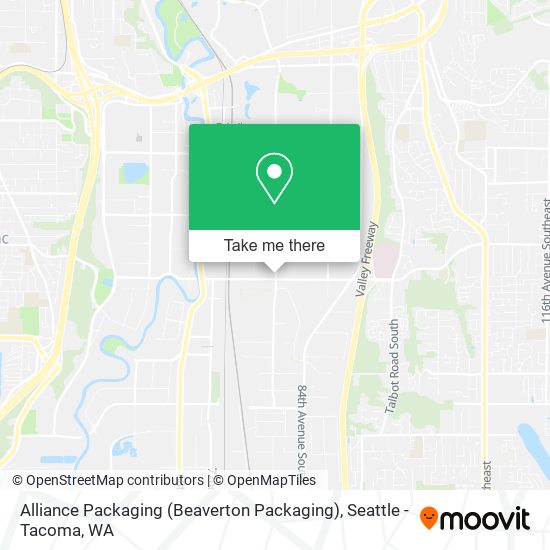 Alliance Packaging (Beaverton Packaging) map