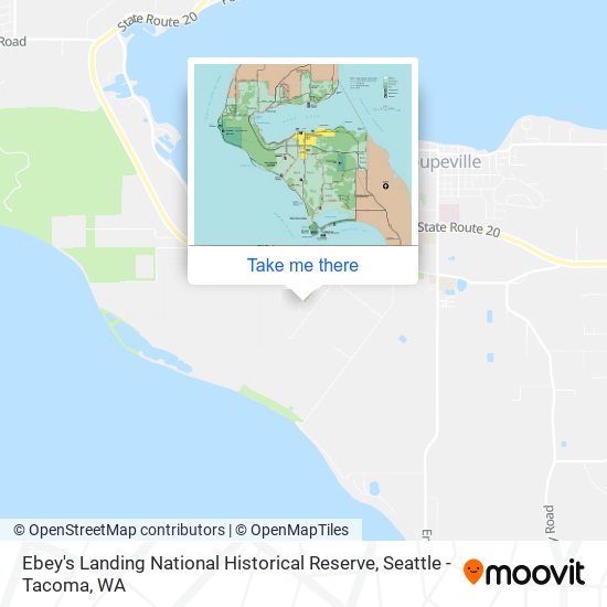Mapa de Ebey's Landing National Historical Reserve