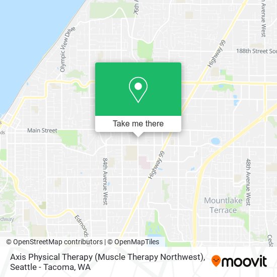 Mapa de Axis Physical Therapy (Muscle Therapy Northwest)