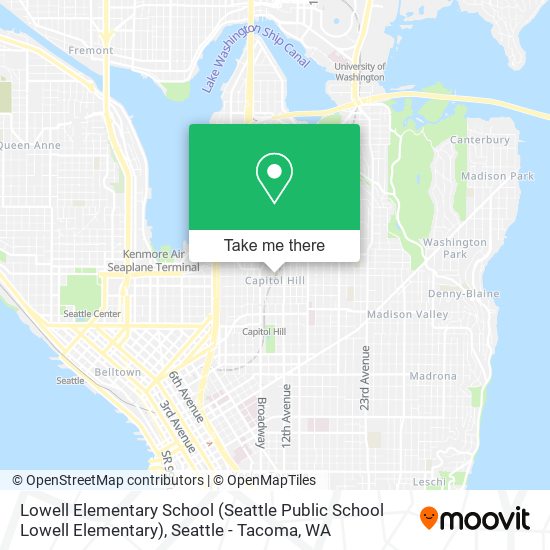 Lowell Elementary School (Seattle Public School Lowell Elementary) map