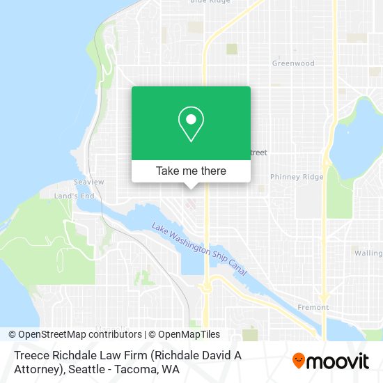 Mapa de Treece Richdale Law Firm (Richdale David A Attorney)