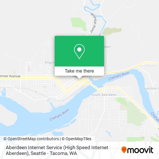 Mapa de Aberdeen Internet Service (High Speed Internet Aberdeen)