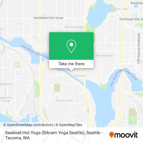 Mapa de Sealevel Hot Yoga (Bikram Yoga Seattle)