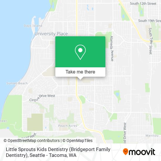 Mapa de Little Sprouts Kids Dentistry (Bridgeport Family Dentistry)