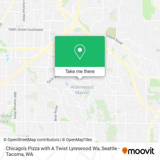 Mapa de Chicago's Pizza with A Twist Lynnwood Wa