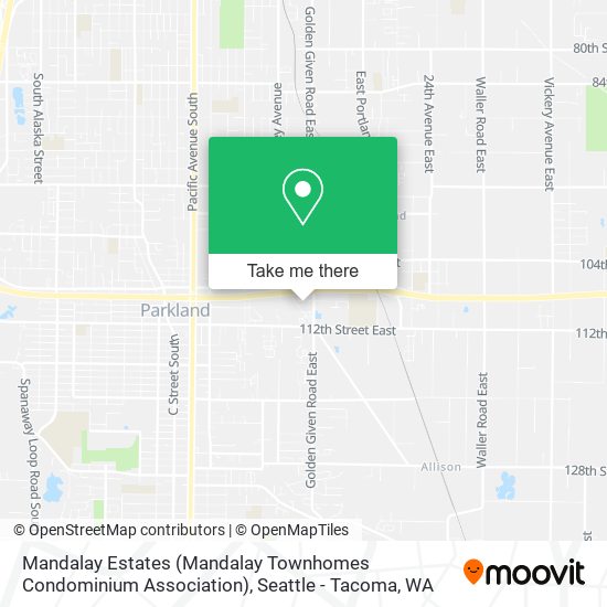 Mapa de Mandalay Estates (Mandalay Townhomes Condominium Association)