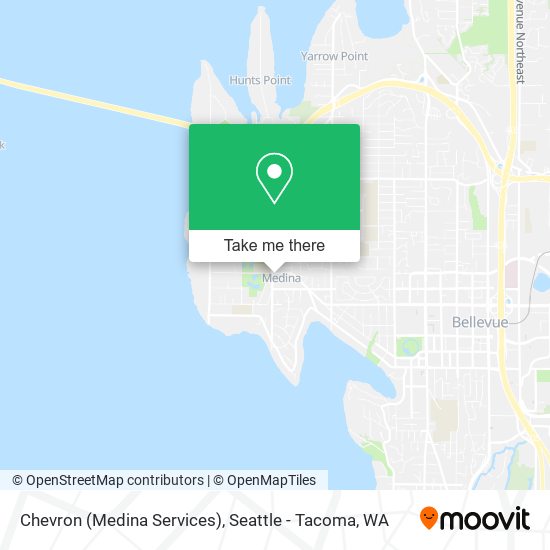 Chevron (Medina Services) map