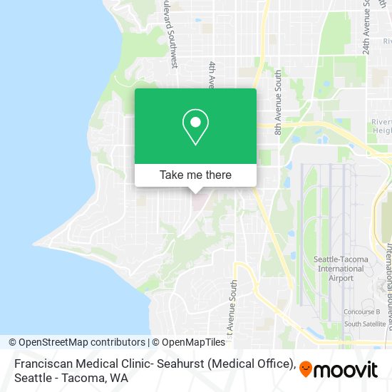Mapa de Franciscan Medical Clinic- Seahurst (Medical Office)
