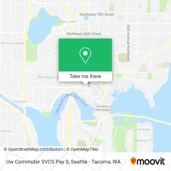 Uw Commuter SVCS Pay S map