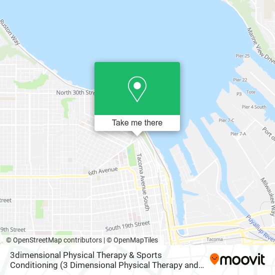 Mapa de 3dimensional Physical Therapy & Sports Conditioning