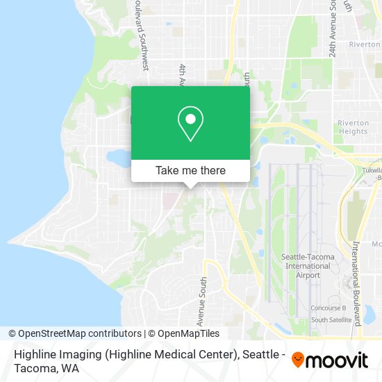 Mapa de Highline Imaging (Highline Medical Center)
