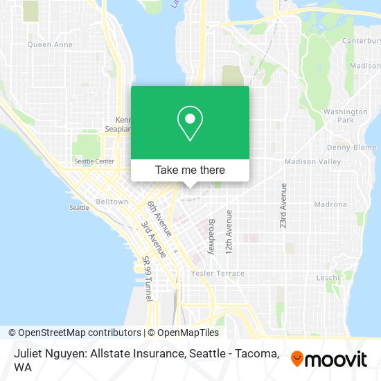 Mapa de Juliet Nguyen: Allstate Insurance