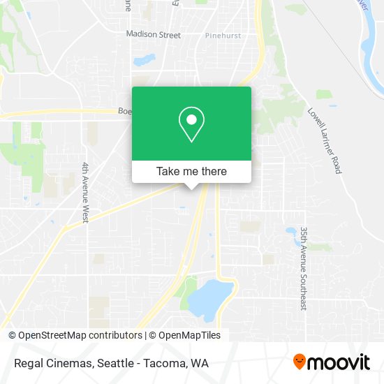 Regal Cinemas map