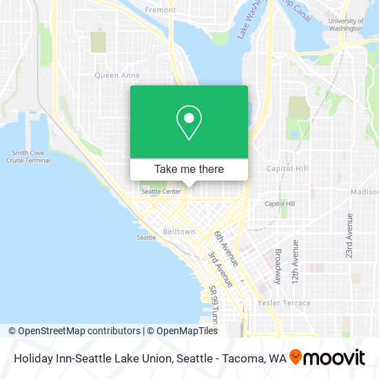 Holiday Inn-Seattle Lake Union map