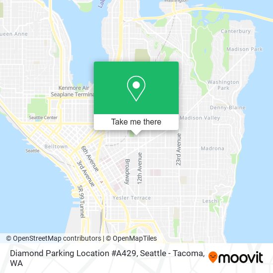 Diamond Parking Location #A429 map