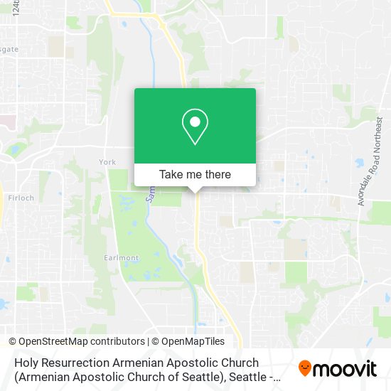 Mapa de Holy Resurrection Armenian Apostolic Church (Armenian Apostolic Church of Seattle)