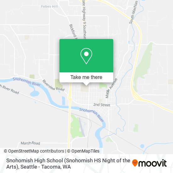 Mapa de Snohomish High School (Snohomish HS Night of the Arts)