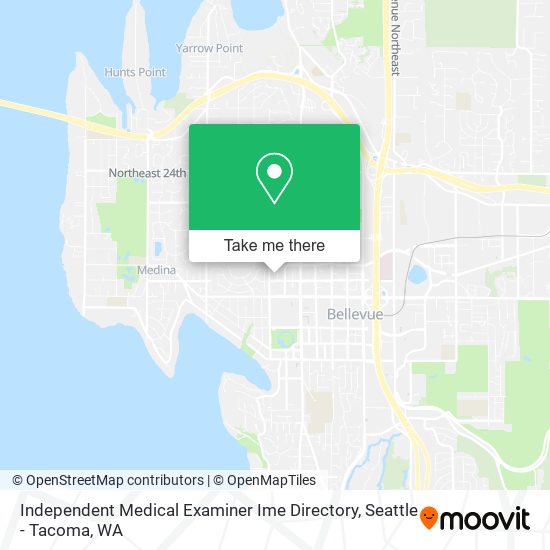 Mapa de Independent Medical Examiner Ime Directory