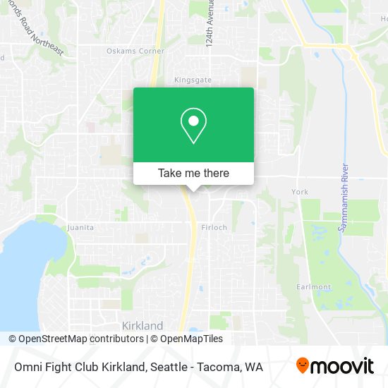 Omni Fight Club Kirkland map