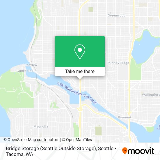 Mapa de Bridge Storage (Seattle Outside Storage)