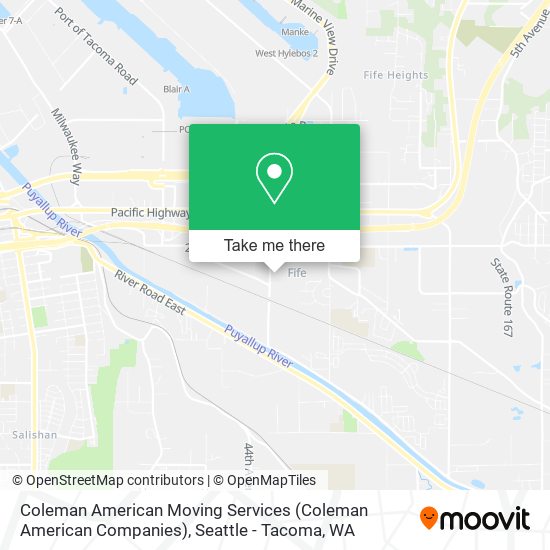 Coleman American Moving Services (Coleman American Companies) map