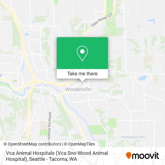 Mapa de Vca Animal Hospitals (Vca Sno-Wood Animal Hospital)