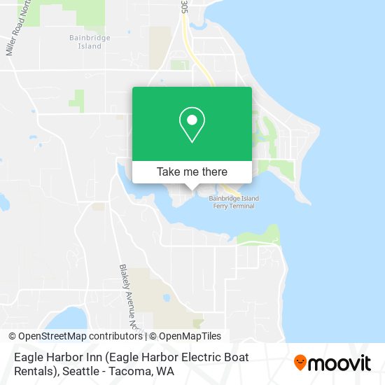 Mapa de Eagle Harbor Inn (Eagle Harbor Electric Boat Rentals)