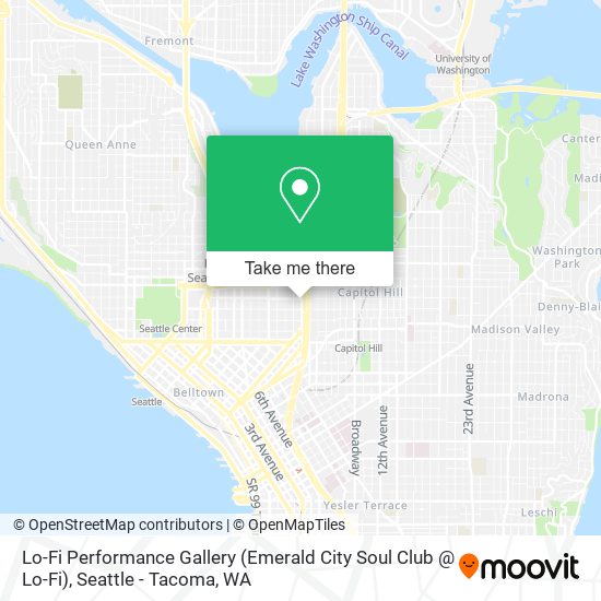 Mapa de Lo-Fi Performance Gallery (Emerald City Soul Club @ Lo-Fi)