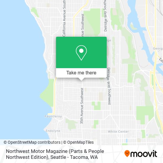 Mapa de Northwest Motor Magazine (Parts & People Northwest Edition)