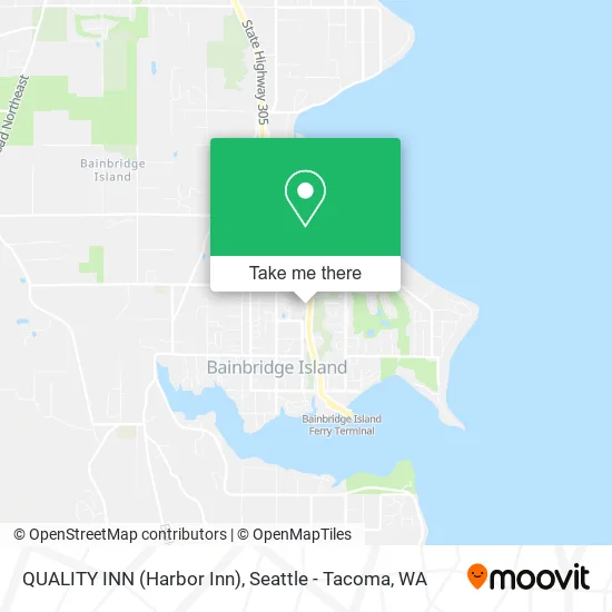 Mapa de QUALITY INN (Harbor Inn)