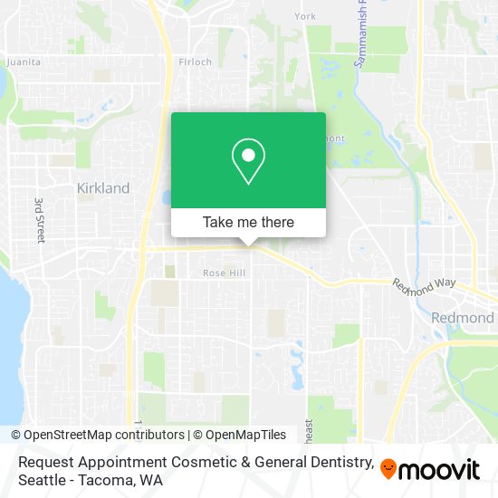 Request Appointment Cosmetic & General Dentistry map