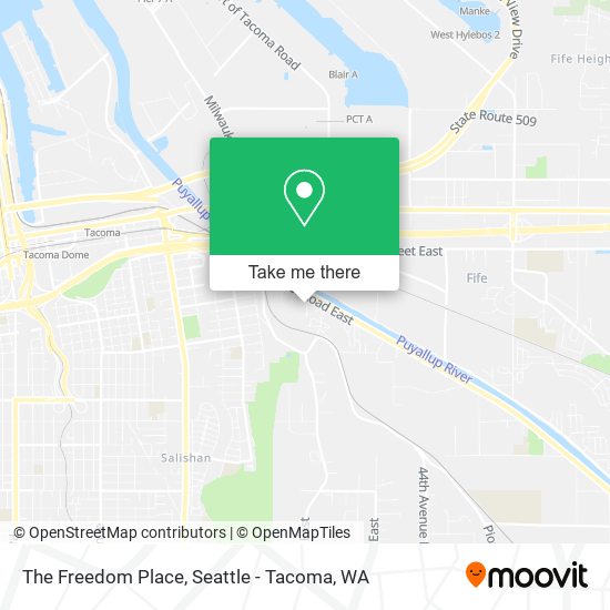 The Freedom Place map